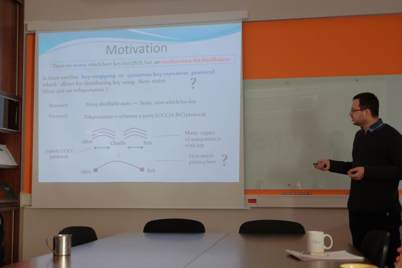Karol Horodecki - Information theoretic limitations on quantum key repeaters Karol Horodecki - Information theoretic limitations on quantum key repeaters